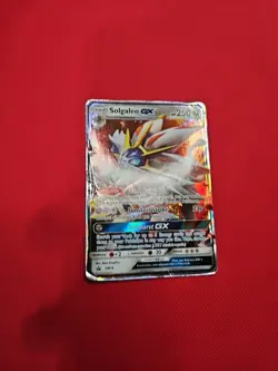 Solgaleo GX - SM16 - Pokemon Sun & Moon Promo Ultra Rare Card Damaged - Image 1