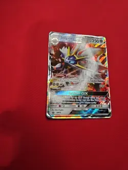 Solgaleo GX - SM16 - Pokemon Sun & Moon Promo Ultra Rare Card Damaged - Image 2