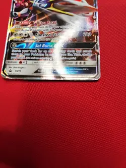 Solgaleo GX - SM16 - Pokemon Sun & Moon Promo Ultra Rare Card Damaged - Image 3