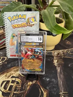 2025 Pokemon Card Mega Evolution 077/132 Mega Lucaric ex CGC Grade 10 Not Psa - Image 1