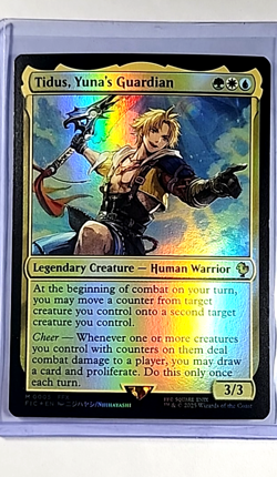 2025 MTG Magic The Gathering FIN Final Fantasy Foil #5 Tidus Yuna's Guardian - Image 1