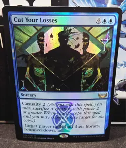 magic the gathering - FOIL! - Cut Your Losses - Sorcery - Rare - Casualty - Blue - Image 1