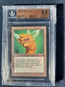 Ring of Immortals Magic The Gathering MTG Legends BGS Beckett grade 9.5 GEM MINT - Image 1