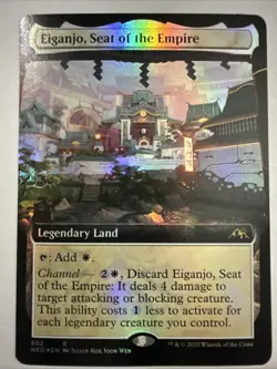Eiganjo, Seat of the Empire (Extended Art) Kamigawa: Neon Dynasty Foil - Image 1