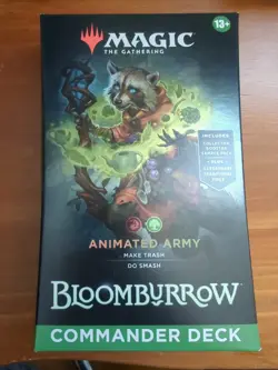 MTG Bloomburrow Commander Deck - Animated Army - Magic The Gathering Sealed - Image 1