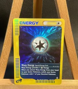 Warp Energy 147/147 Reverse Holo E-Series Aquapolis Pokemon Card - LP+ - Image 1