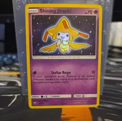 Pokemon TCG Shining Jirachi Shiny Holo Rare 42/73 Shining Legends English - Image 1