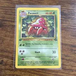 Pokemon TCG Parasect Base Jungle Set 41/64 1st Edition Uncommon - Image 1