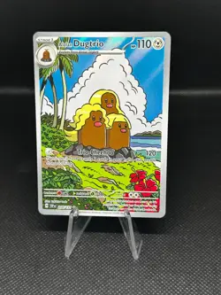 Pokemon Surging Sparks Alolan Dugtrio 208/191 Illustration Rare Holo NM - Image 1