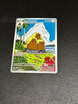 Pokemon Surging Sparks Alolan Dugtrio 208/191 Illustration Rare Holo NM - Image 4