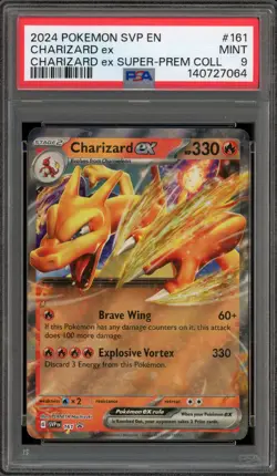 Pokemon Charizard ex Super-Premium Coll. Promo SVP EN 161 PSA 9 Mint - Image 1