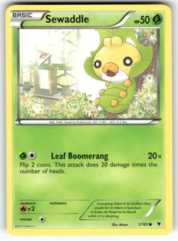 Sewaddle Noble Victories Common Pokemon Lightly played - Image 1