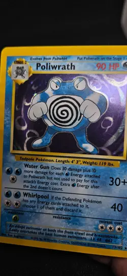 Poliwrath 13/102, Squirtle 68/82 1st Edition, Articuno 2/62 Pokemon TCG Bundle - Image 3