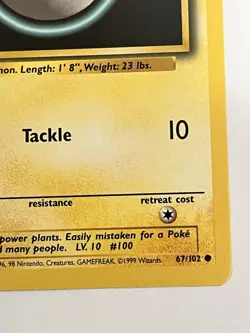 Voltorb Common Normal Base Set 067/102 NM Pokemon TCG - Image 3