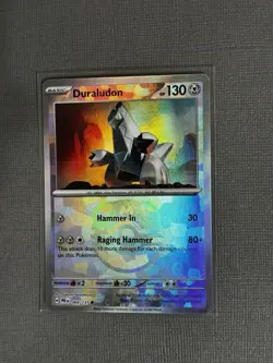 Pokemon TCG Prismatic Evolutions Duraludon Masterball 069/131 Near Mint - Image 1