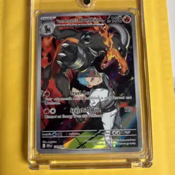 Pokemon Team Rockets Houndoom IR 191/182 Scarlet and Violet - Image 2