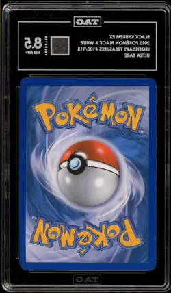 Pokemon Black Kyurem EX Legendary Treasures Holo Ultra Rare #100 TAG 8.5 - Image 2