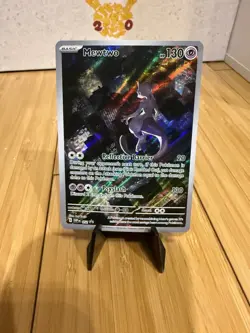 Mewtwo SVP 052 Scarlet & Violet 151 Black Star Promo Full Art Pokemon TCG NM - Image 1