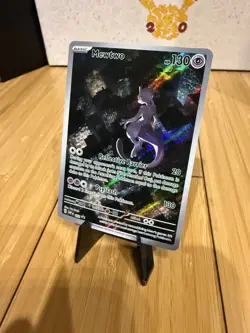 Mewtwo SVP 052 Scarlet & Violet 151 Black Star Promo Full Art Pokemon TCG NM - Image 3