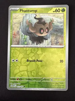 POKEMON TCG PHANTUMP 011/197 OBSIDIAN FLAMES RARE REVERSE HOLO ENGLISH - Image 1