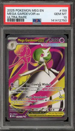 Pokemon Mega Gardevoir ex Mega Evolution Ultra Rare #159 PSA 10 Gem Mint - Image 1