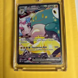 Pokemon Iono's Bellibolt ex 183/159 Sv09 Journey Together Special Illustration . - Image 2