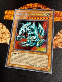 🔥YUGIOH • BLUE EYES TOON DRAGON • SECRET RARE • MRL-000 • 1st EDITION • VLP🔥 - Image 3