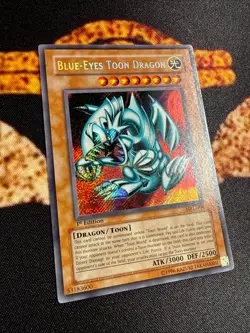 🔥YUGIOH • BLUE EYES TOON DRAGON • SECRET RARE • MRL-000 • 1st EDITION • VLP🔥 - Image 4