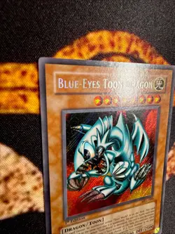 🔥YUGIOH • BLUE EYES TOON DRAGON • SECRET RARE • MRL-000 • 1st EDITION • VLP🔥 - Image 5