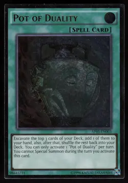 Pot of Duality AP05-EN003 Ultimate Rare Astral Pack Five Yu-Gi-Oh NM - Image 1