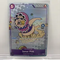 One Piece TCG Senor Pink OP10-067 Rare Alternative Art Royal Blood English NM - Image 1