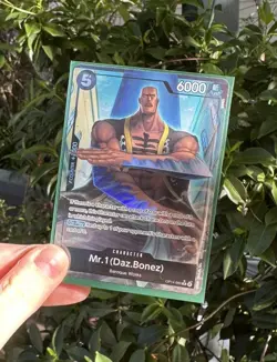 ONE PIECE TCG Mr. 1 (Daz Bonez) Alt Art OP14-090 Azure Sea’s Seven ENG - Image 1
