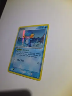 Pokemon Mudkip EX TCG Crystal Guardians Stamped Card 57/100 Reverse Holo - Image 4