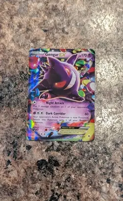 Gengar EX 34/119 XY - Pokemon TCG Phantom Forces Holo Pokemon Card - Image 1