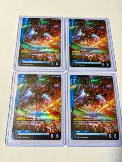 4x (Playset) Gundam Epyon (LR) GD02-002 - Gundam TCG Card Game - Dual Impact NM - Image 1