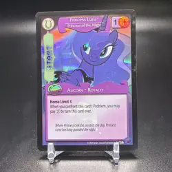 My Little Pony CCG Princess Luna Princess of the Night #F2B Foil Card 2014 - Image 1