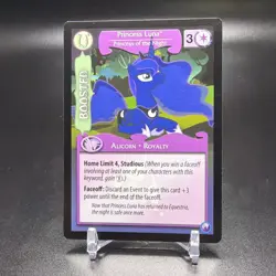 My Little Pony CCG Princess Luna Princess of the Night #F2B Foil Card 2014 - Image 2