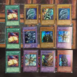 12 Card Collection Blue-Eyes White Dragon SDK BPT LOB FOIL BLEED GLOSSY Yugioh - Image 1