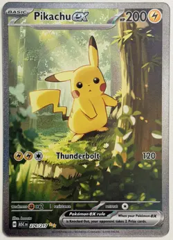 Pokemon Ascended Heroes Pikachu ex SIR Special Illustration Rare Card 276/217 - Image 1