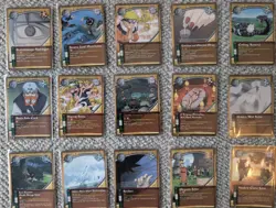 Naruto CCG Lot Of 75 Cards some 1st edition - Image 1
