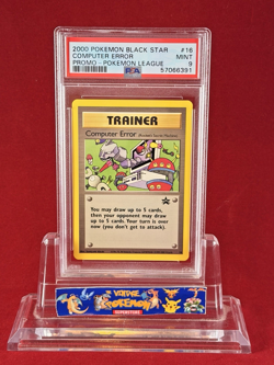 2000 Black Star Promo Pokemon League Computer Error Card #16 PSA 9 - Image 1
