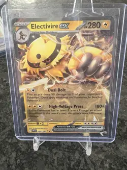 Pokemon TCG Electivire EX 069/182 Holo Ultra Rare Card, NM/Mint Condition - Image 1
