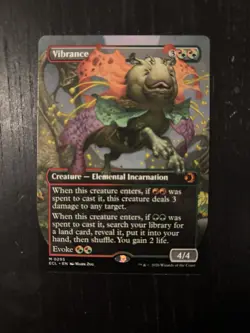 Vibrance MTG Showcase Card X1 NM/M - Image 1
