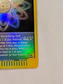 Rainbow Energy 144/147 Reverse Holo Rare Aquapolis Pokemon Card 2002 - Image 4