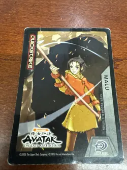 2005 AVATAR - LAST AIRBENDER QUICKSTRIKE CHAMBER CARD; MALU - Image 1
