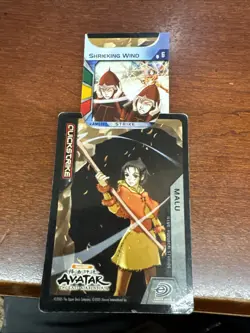 2005 AVATAR - LAST AIRBENDER QUICKSTRIKE CHAMBER CARD; MALU - Image 3
