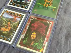 Rare 4 Card Bitcoin Trading Cards BTCTC Lot TCG /210 Genesis Halving + S3 OPP - Image 3