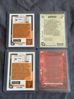 Rare 4 Card Bitcoin Trading Cards BTCTC Lot TCG /210 Genesis Halving + S3 OPP - Image 4