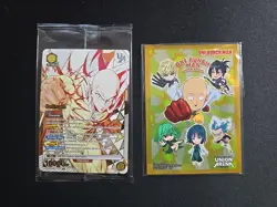 Union Arena One Punch Man Saitama Prize Card - UAPR/OPM-1-018 English Sealed - Image 1