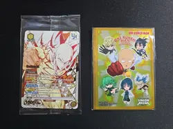 Union Arena One Punch Man Saitama Prize Card - UAPR/OPM-1-018 English Sealed - Image 1